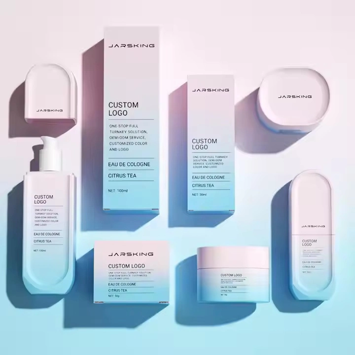 glass skincare bottles