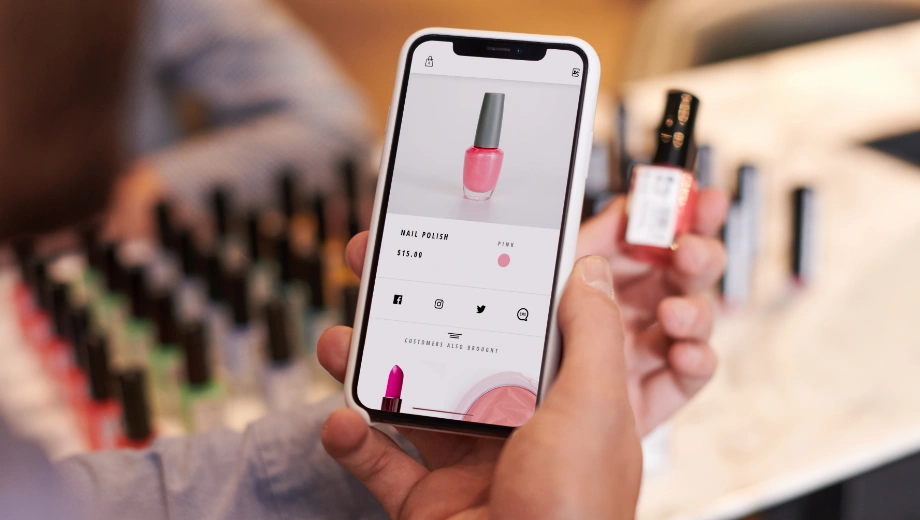 Scan the product QR code to get information