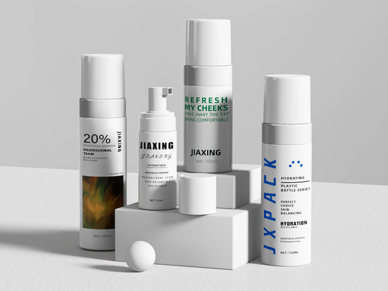 travel size foam pump bottle