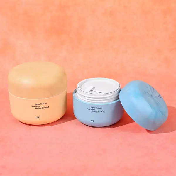 Calcium Carbonate (CaCO3) cosmetic jar