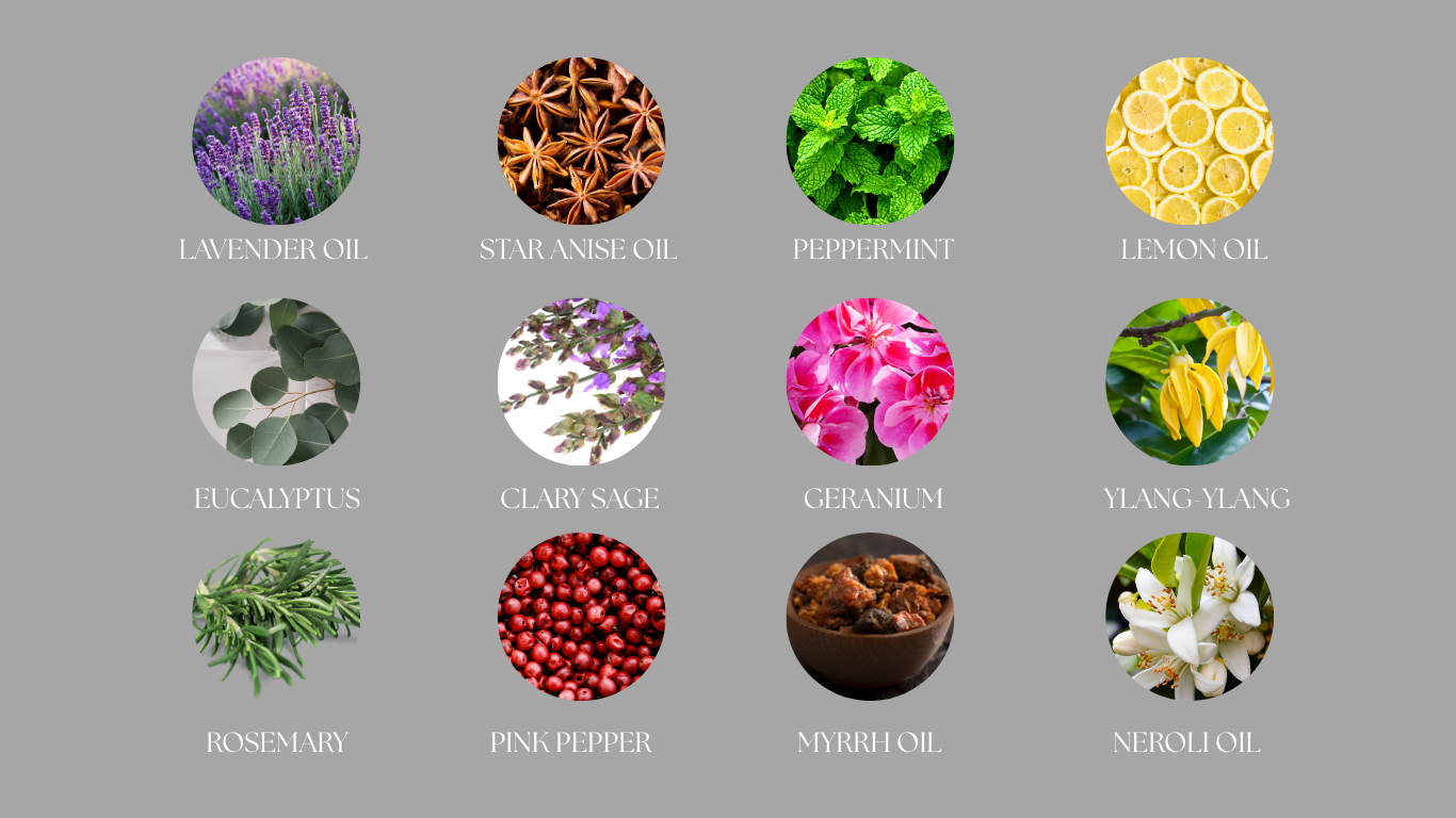 Essential oil ingredients