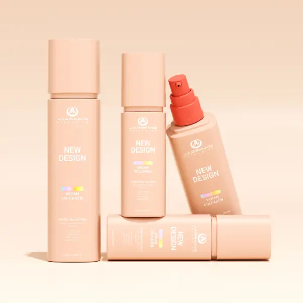 glass skincare bottles