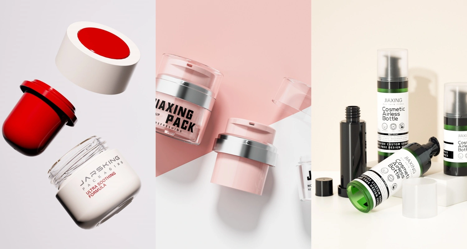 double-wall cosmetic packaging forms and applications