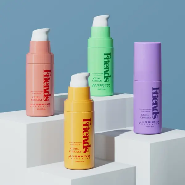 frosted airless pump bottle