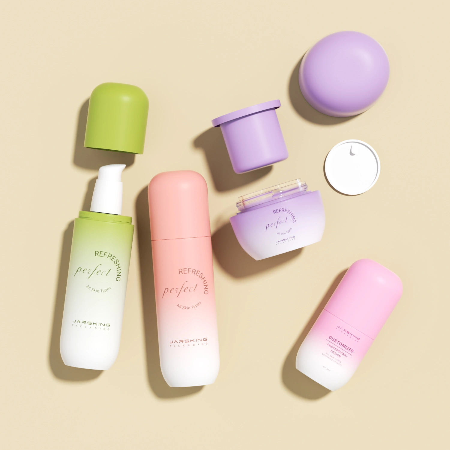 glass lotion bottles