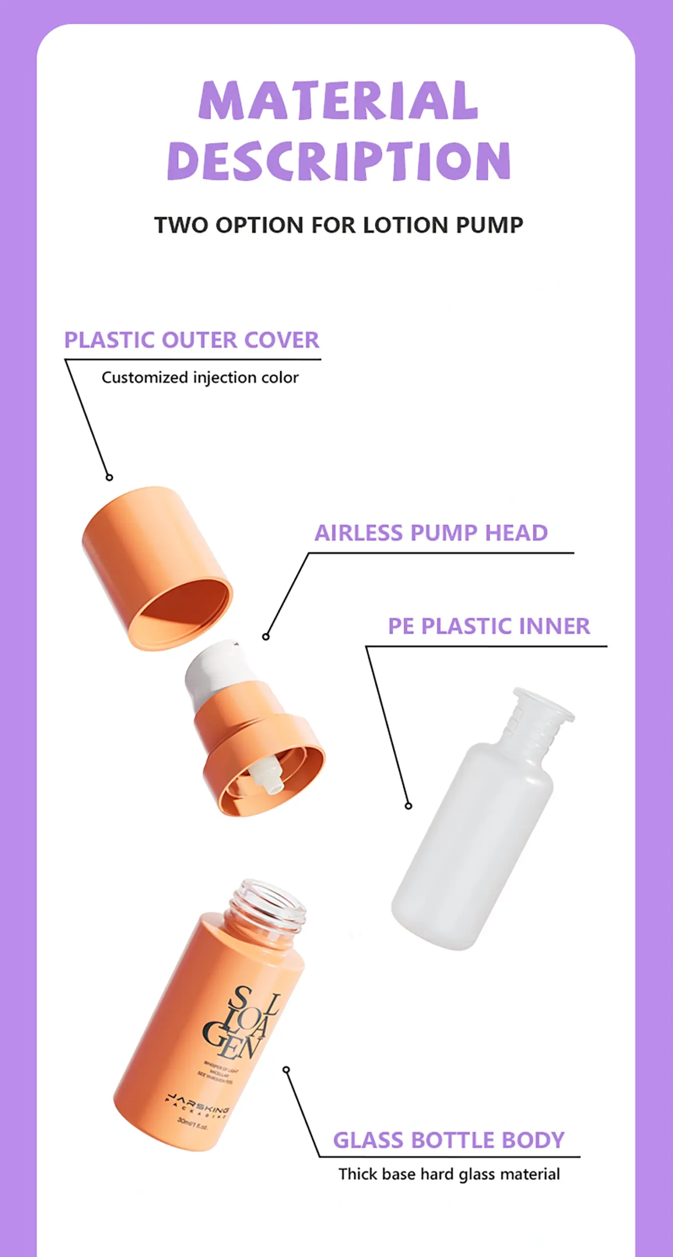 lotion bottle glass