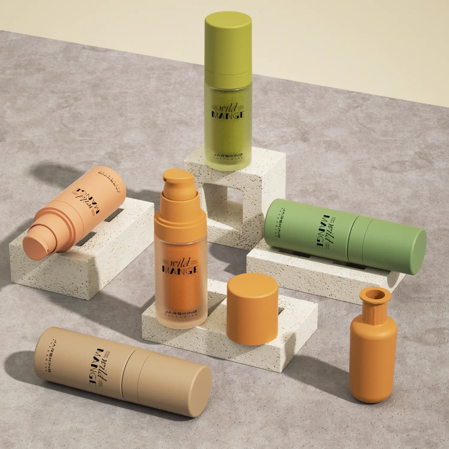 Packaging for curl cream