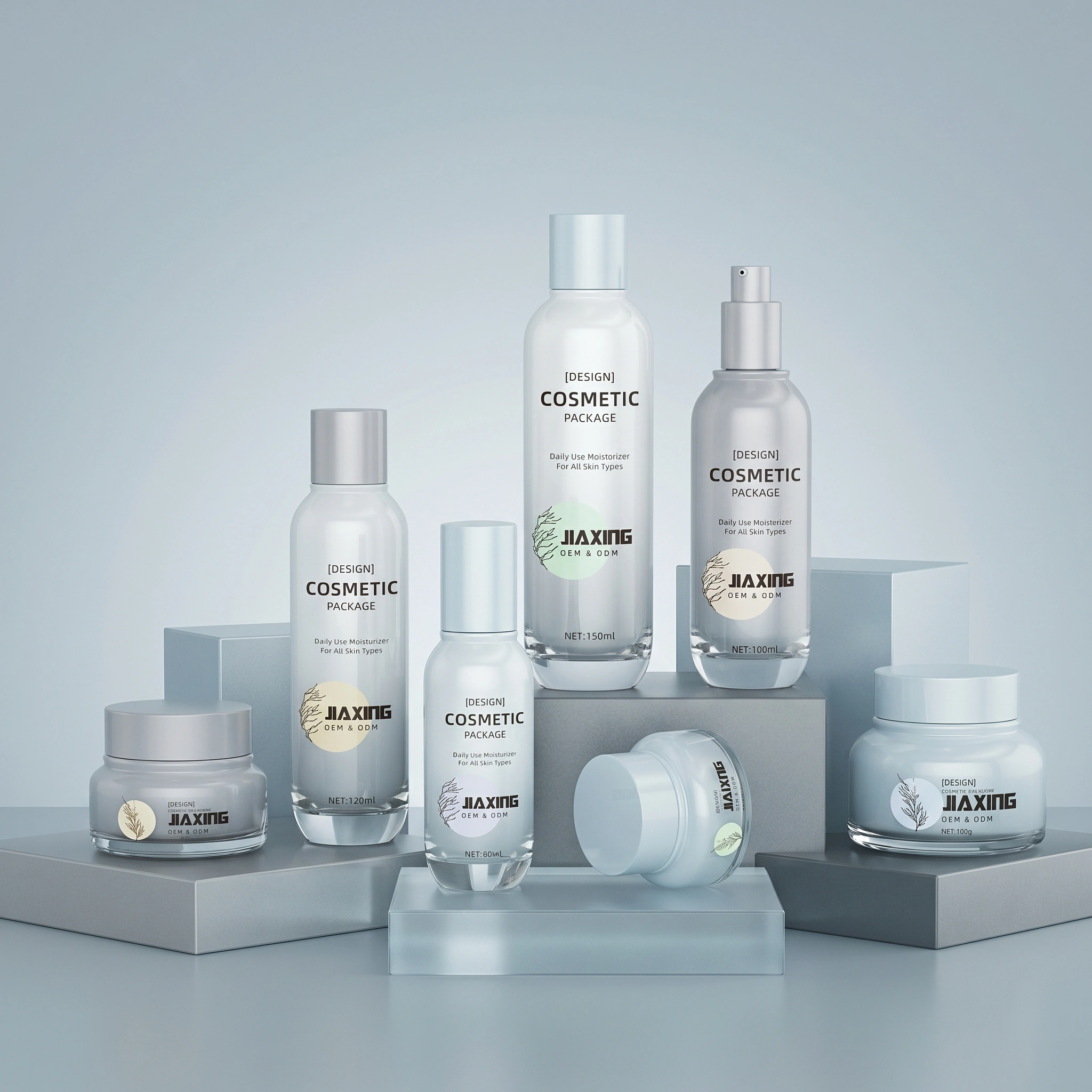 Cohesive product line packaging