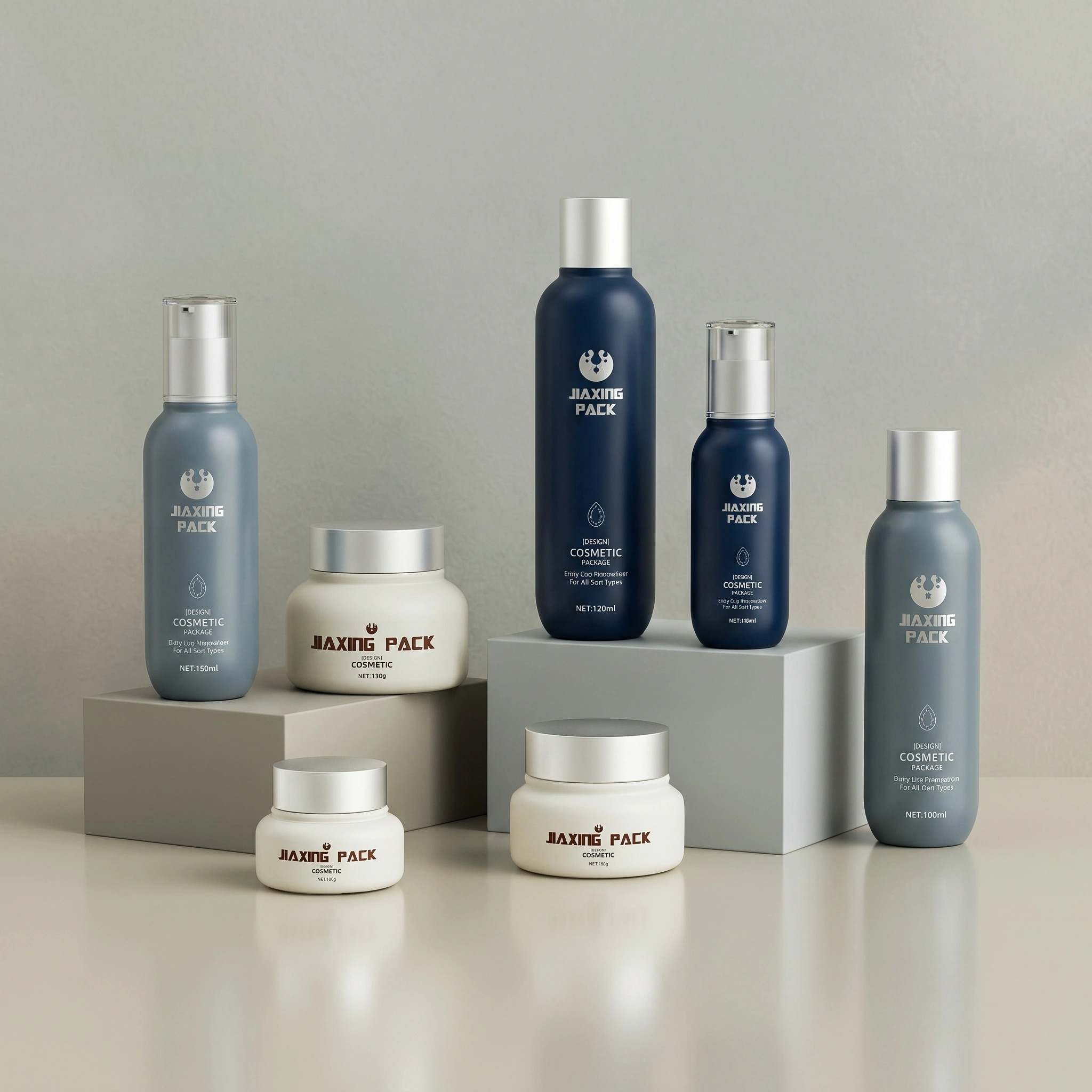 Complete packaging for all skin types