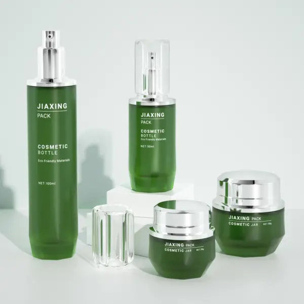 Cosmetic packaging with gold electroplated lids