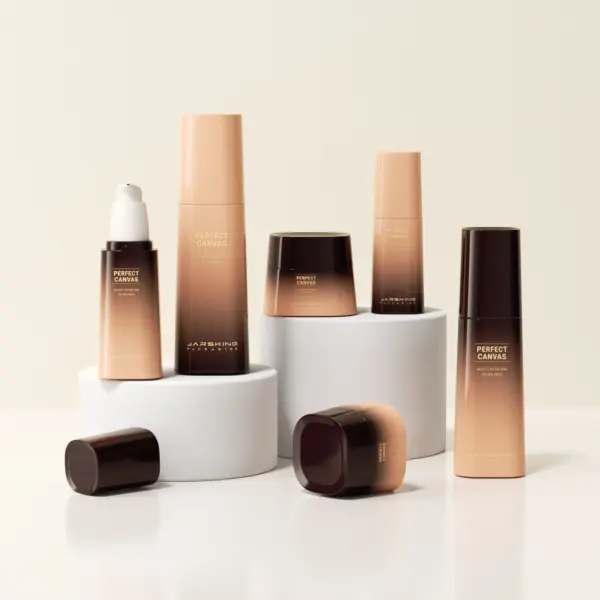 Cosmetic packaging with silk-screen printing