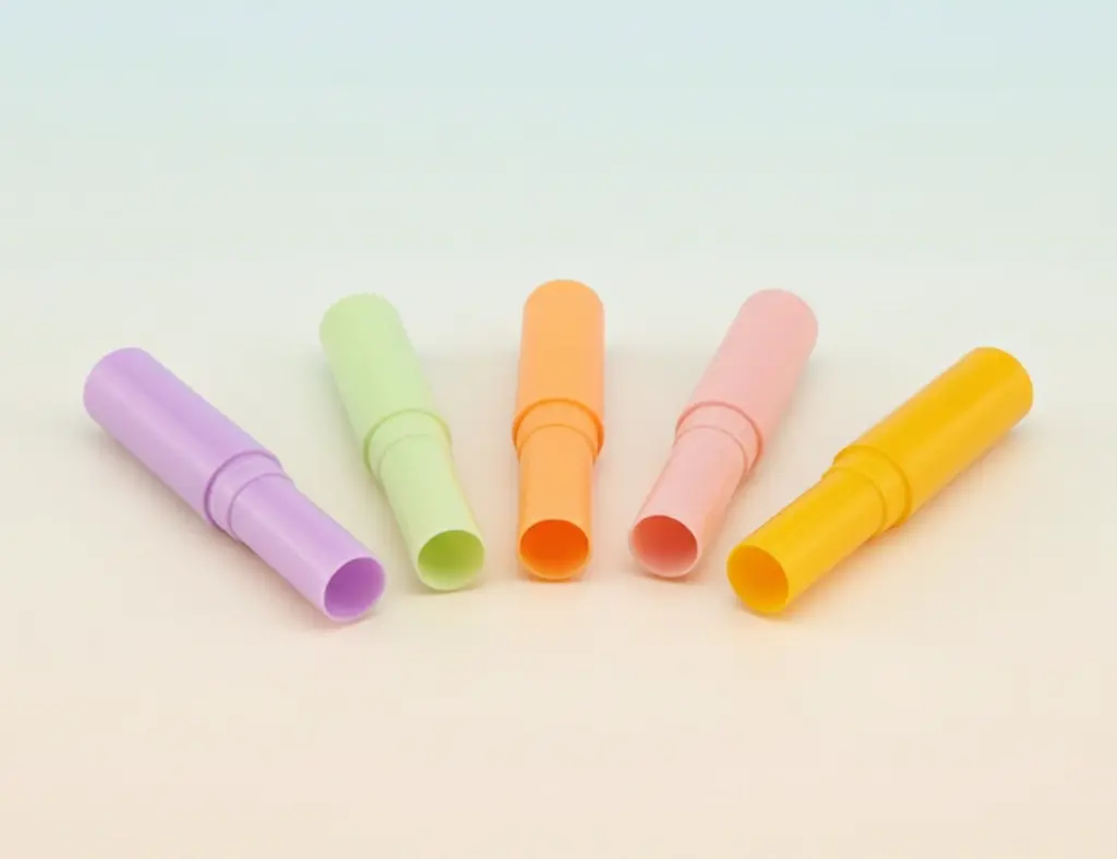 custom colorful lip balm tube