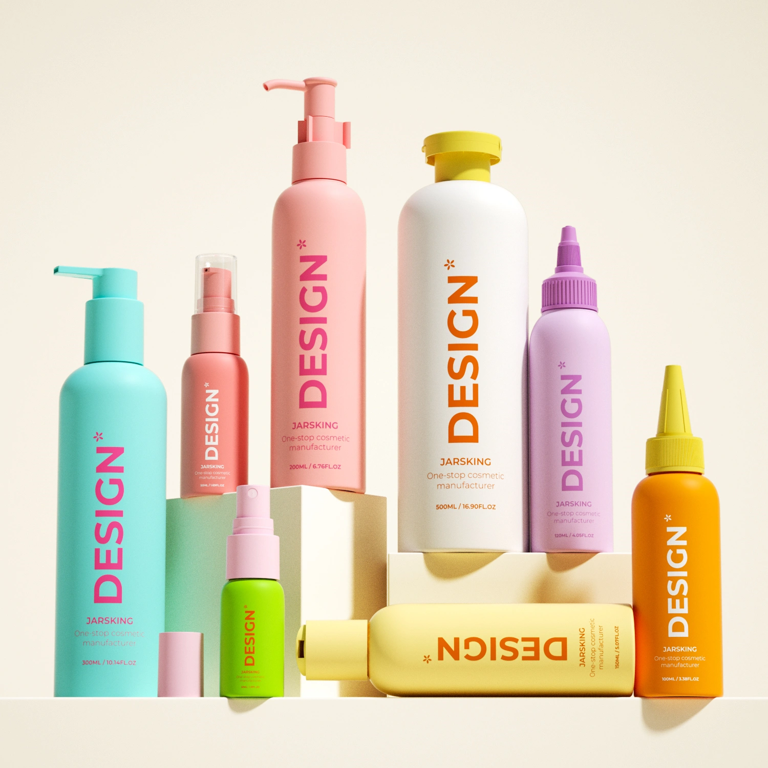 Fine mist spray bottle for cosmetics