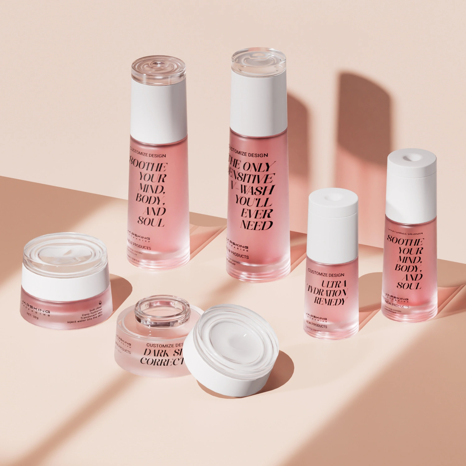 glass lotion bottles