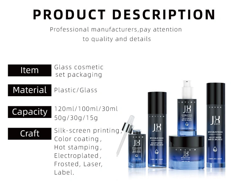 Hot stamping on glass cosmetic packaging