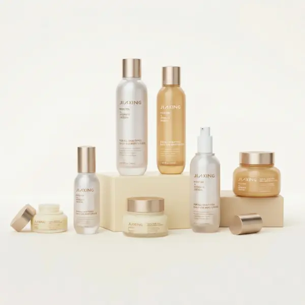 Premium glass skincare bottles