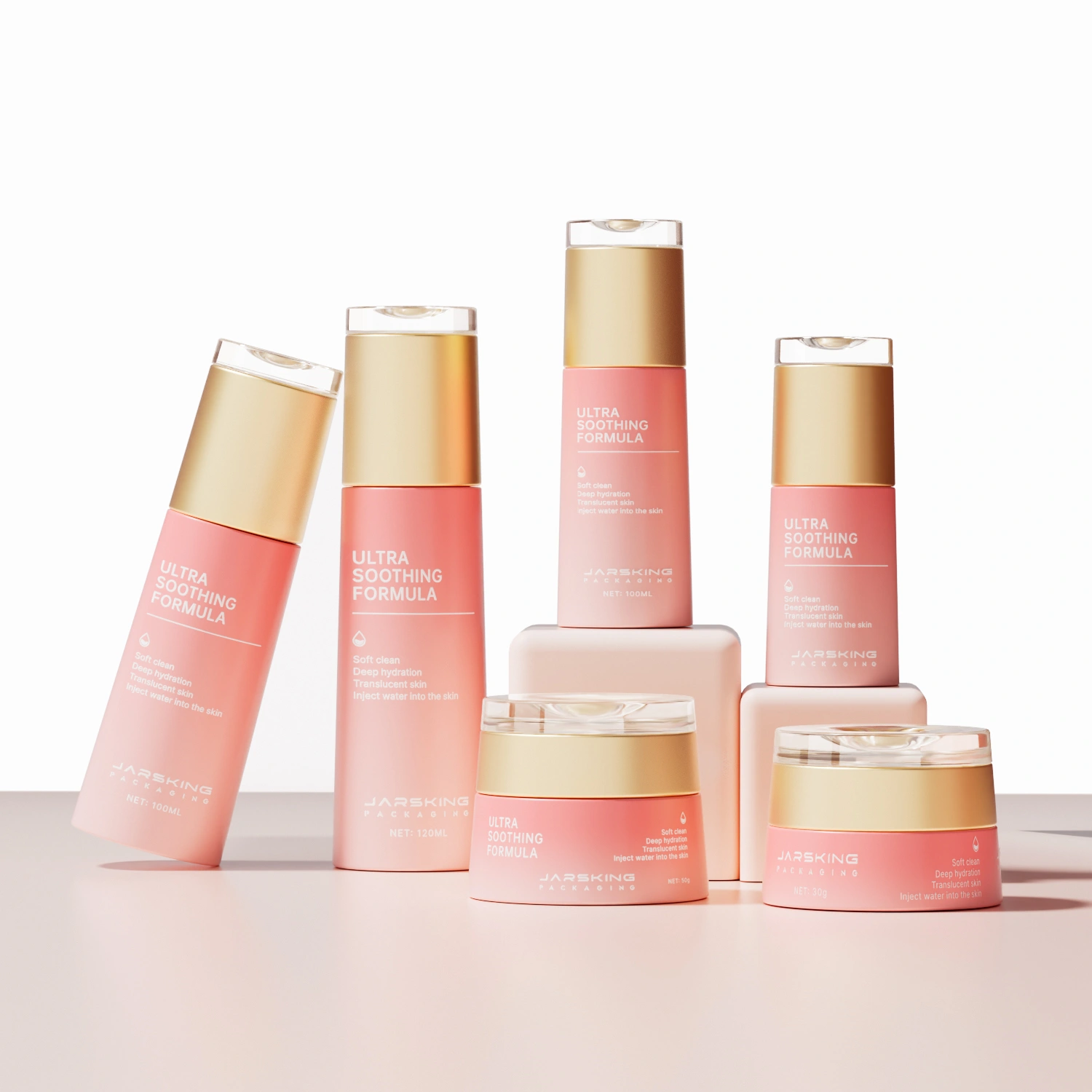 Premium skincare packaging set