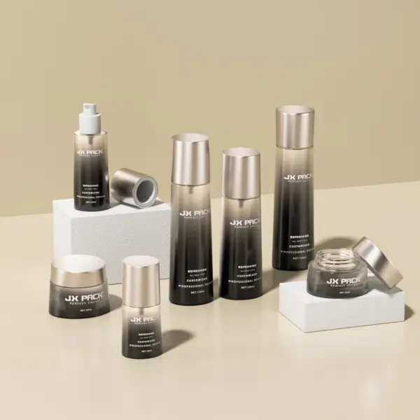 Custom hot stamping on glass bottles