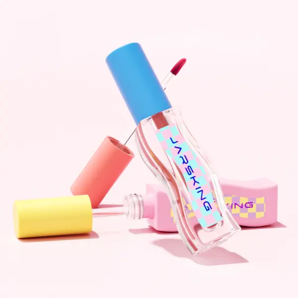 Ergonomic lip gloss containers