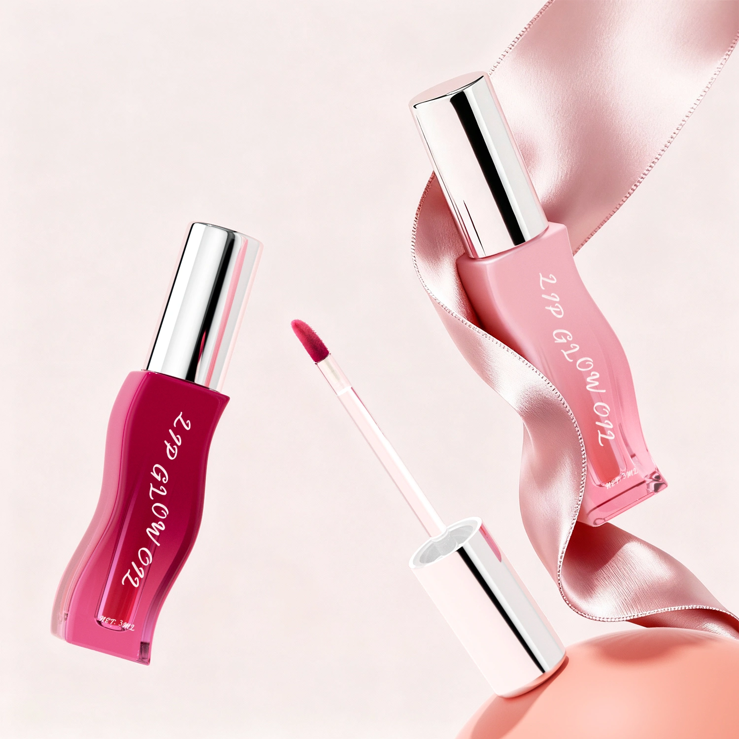 Food-grade lip applicator wand