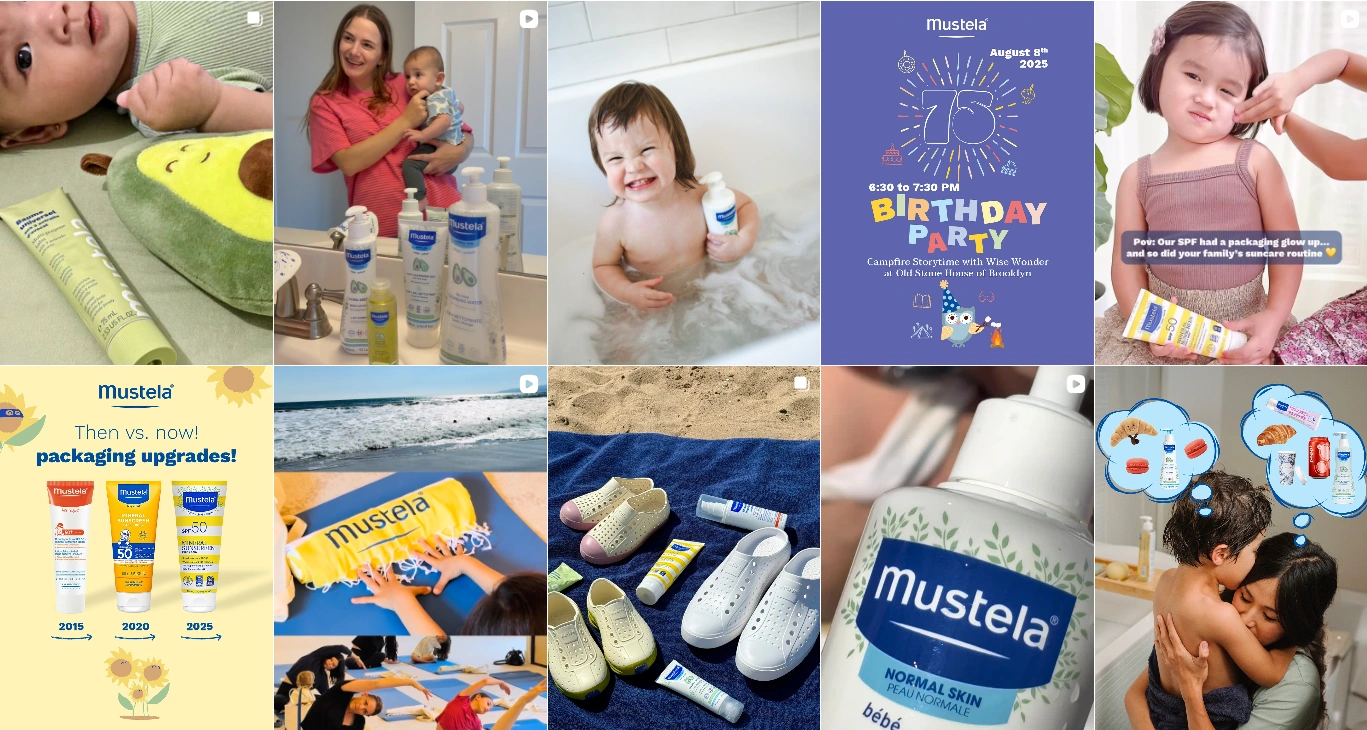 Mustela's Instagram promotion