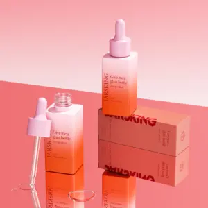 30ml square cosmetic bottle