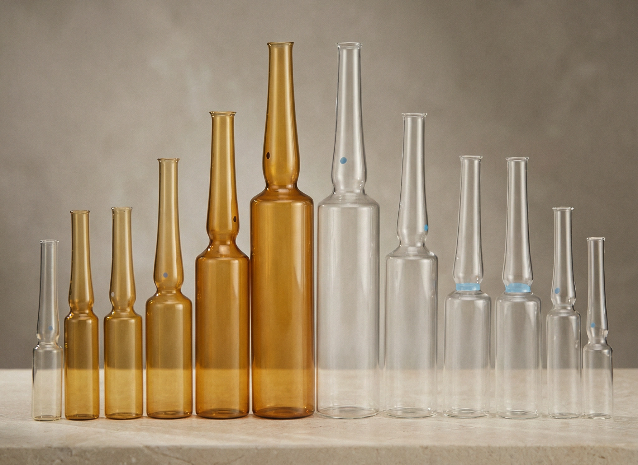 Custom skincare ampoules packaging