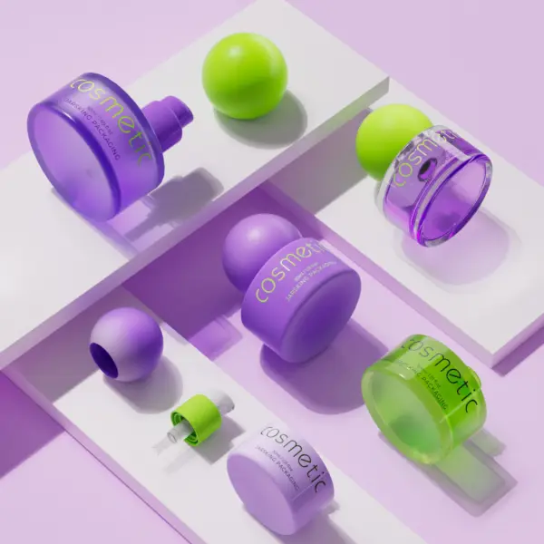 empty cosmetic foundation bottles