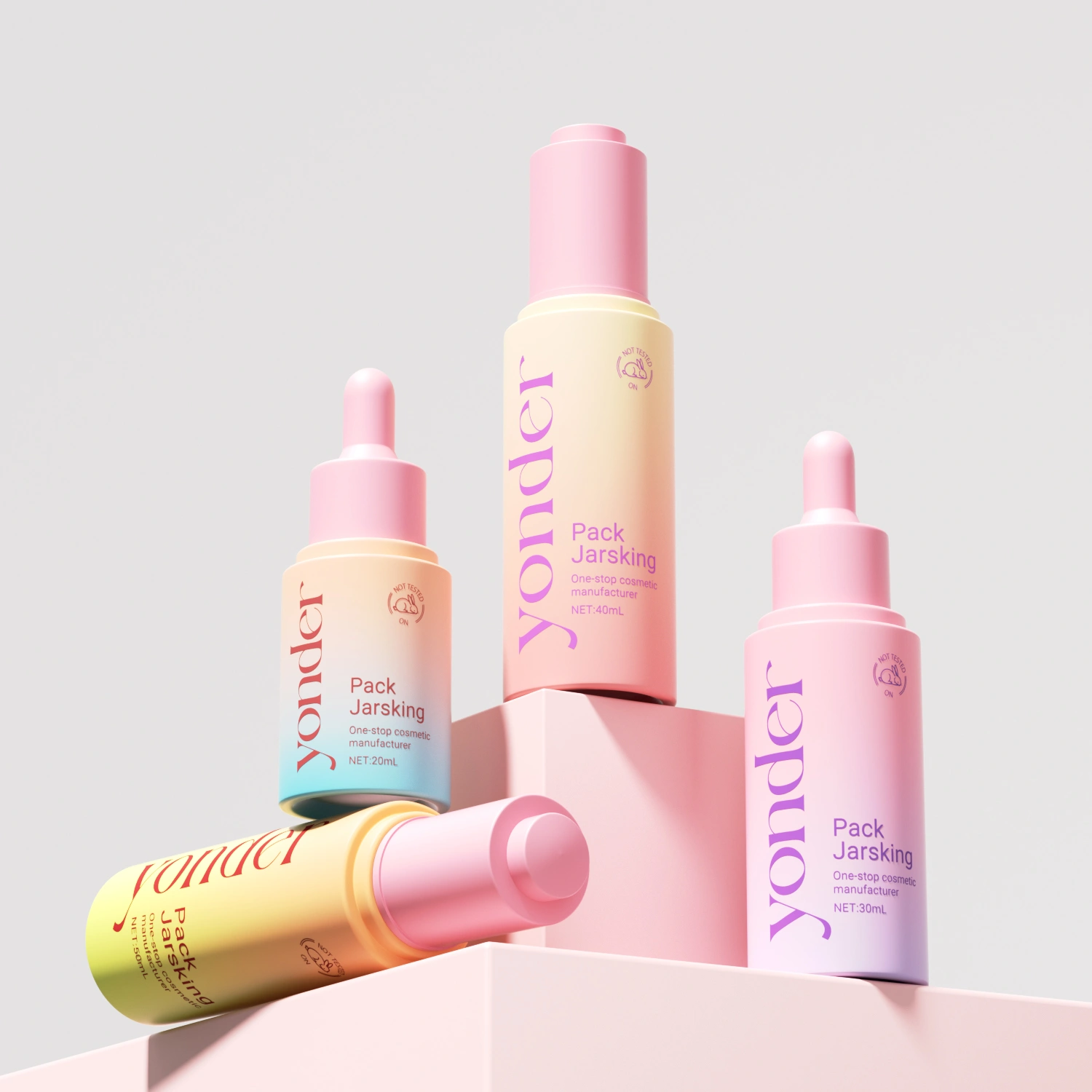 20ml custom color dropper bottles