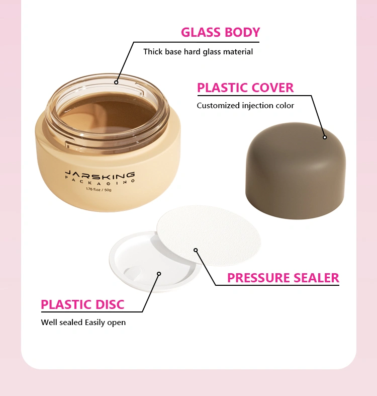 High-quality durable cosmetic jars