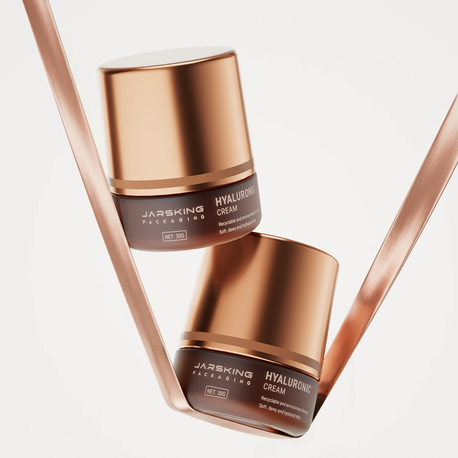 Sustainable luxury cream packaging