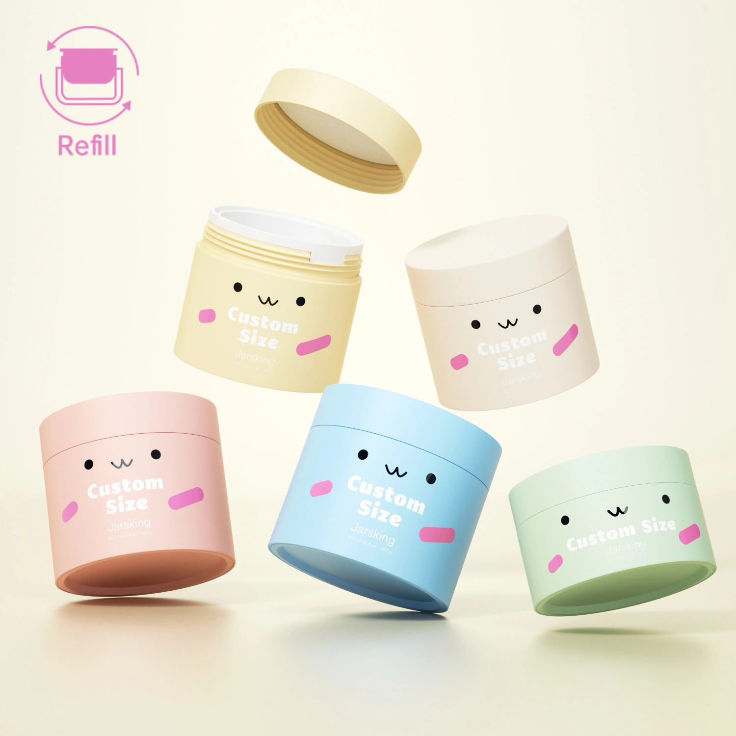 Eco-conscious cream container