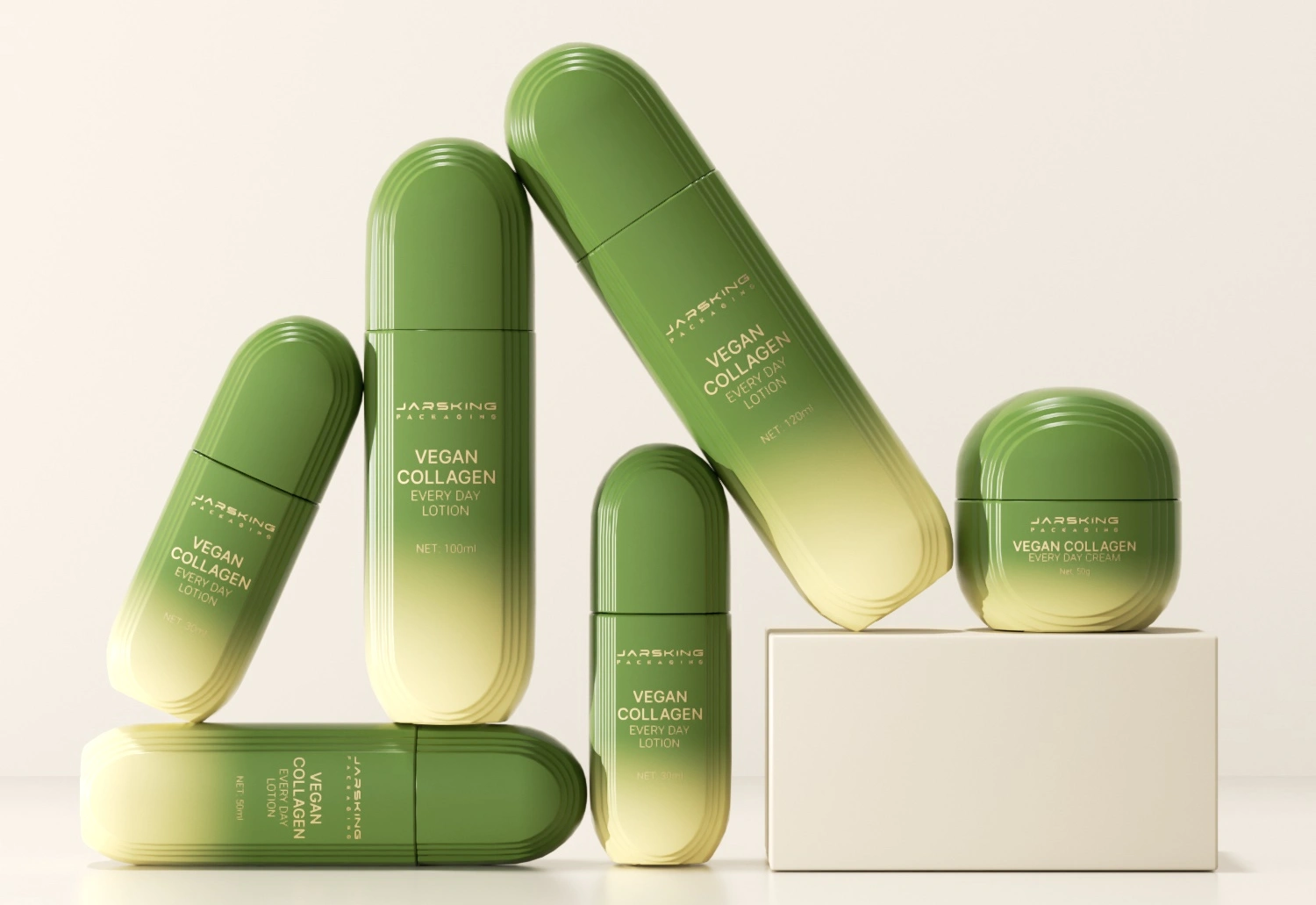 Inspired by Nature cosmetic skincare packaging