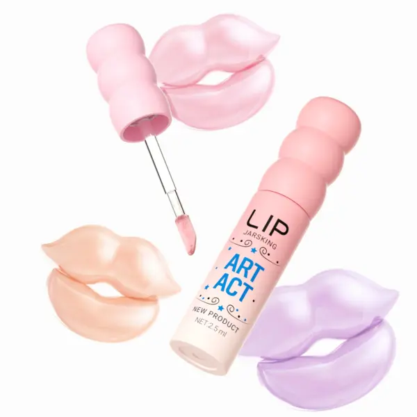 Lip gloss tube with bubble cap