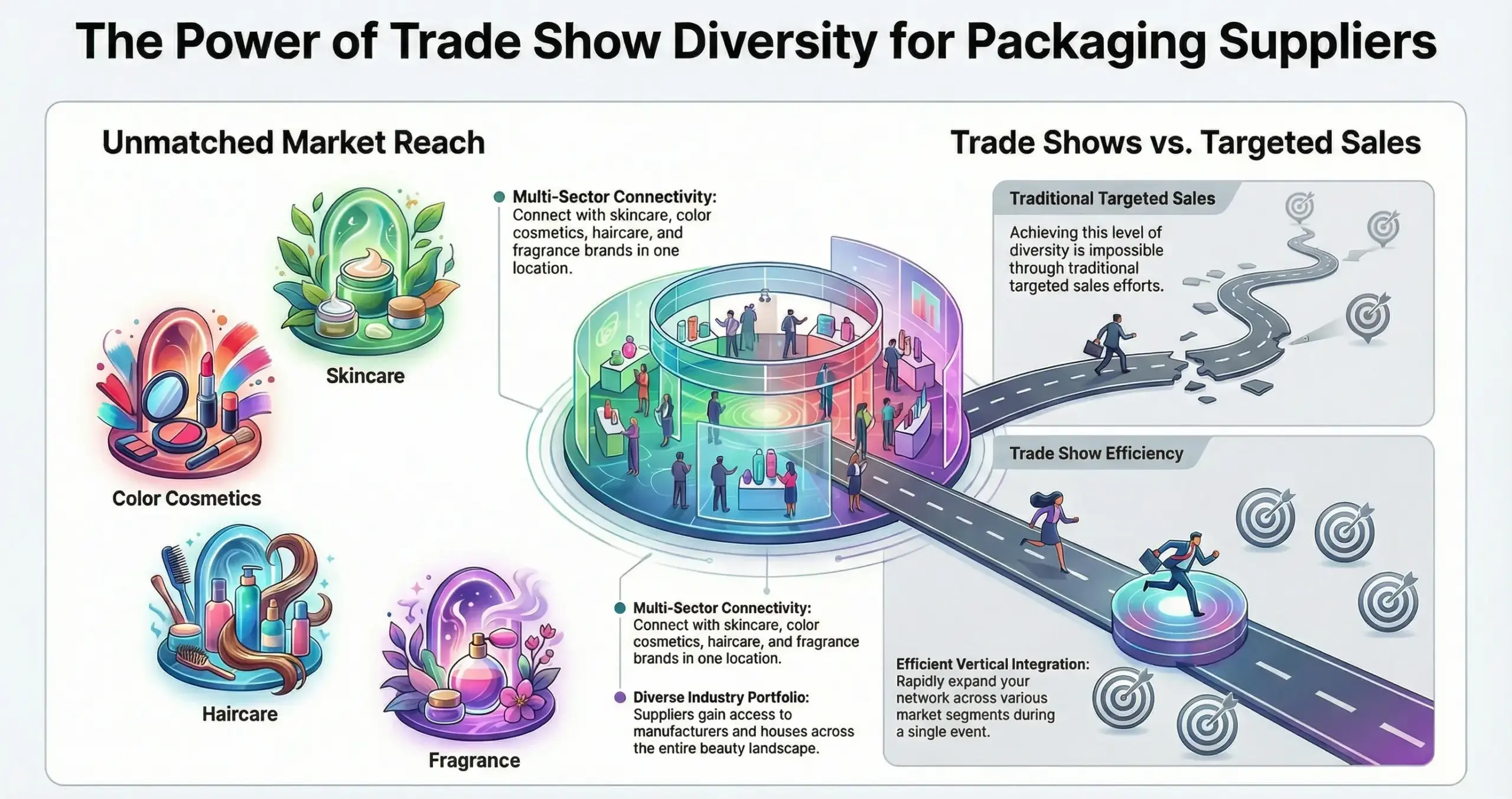 the power of trade show diversity for packaging supplier