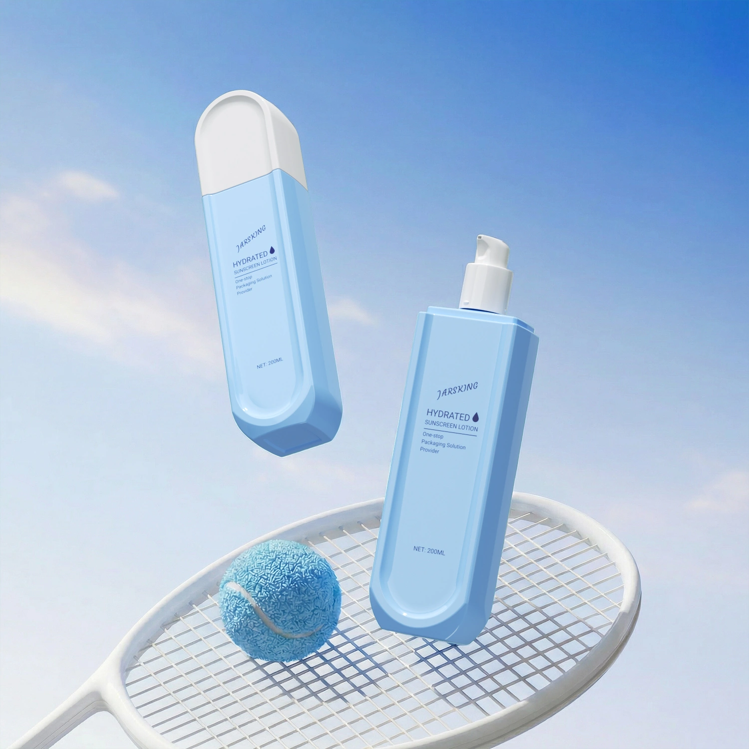200ml plastic body lotion bottle