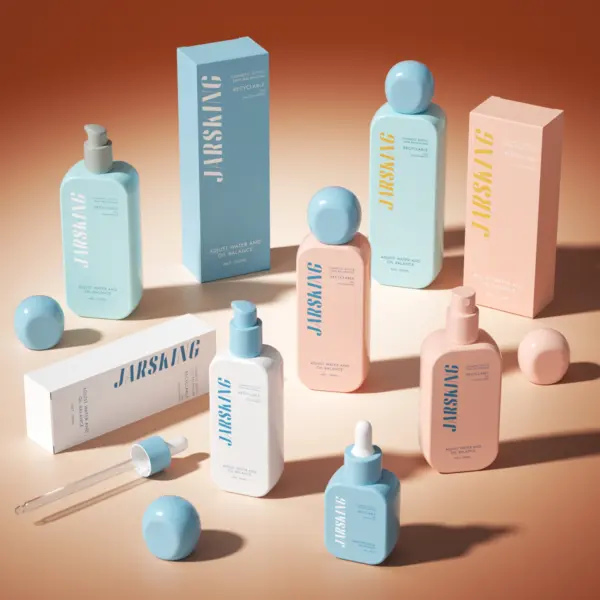 Custom pastel packaging for skincare