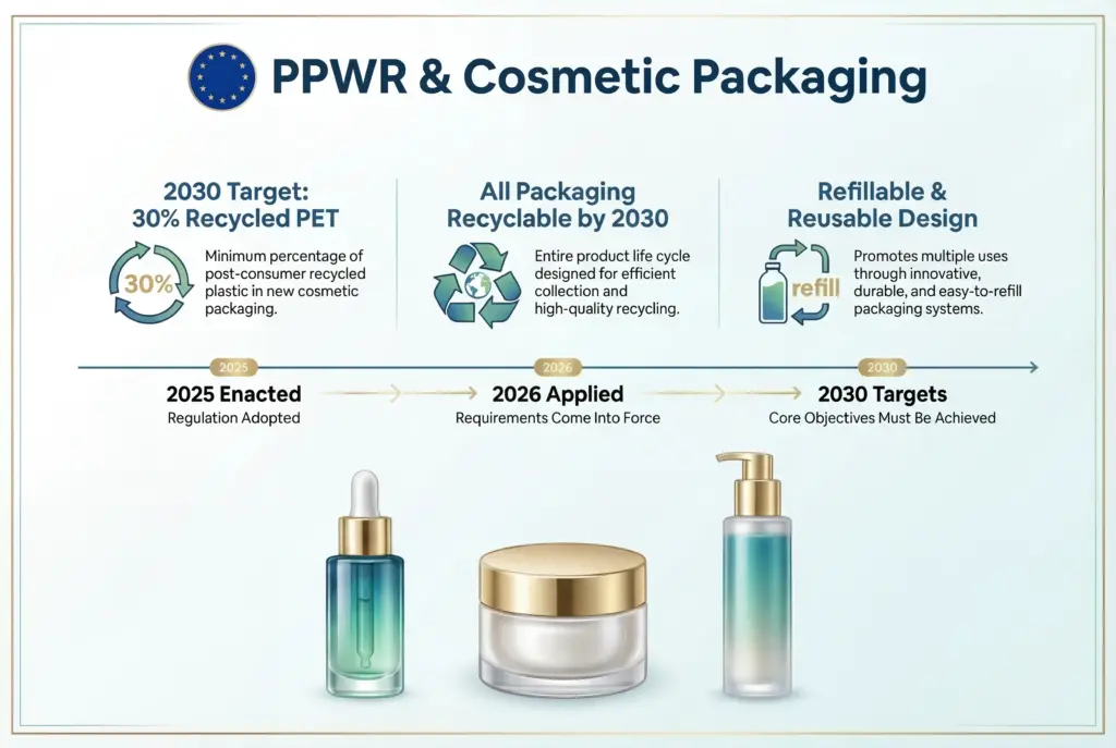 EU PPWR and Cosmetic Plastic Packaging
