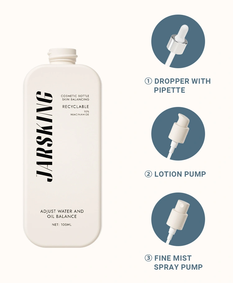 Face toner bottle with mist spray