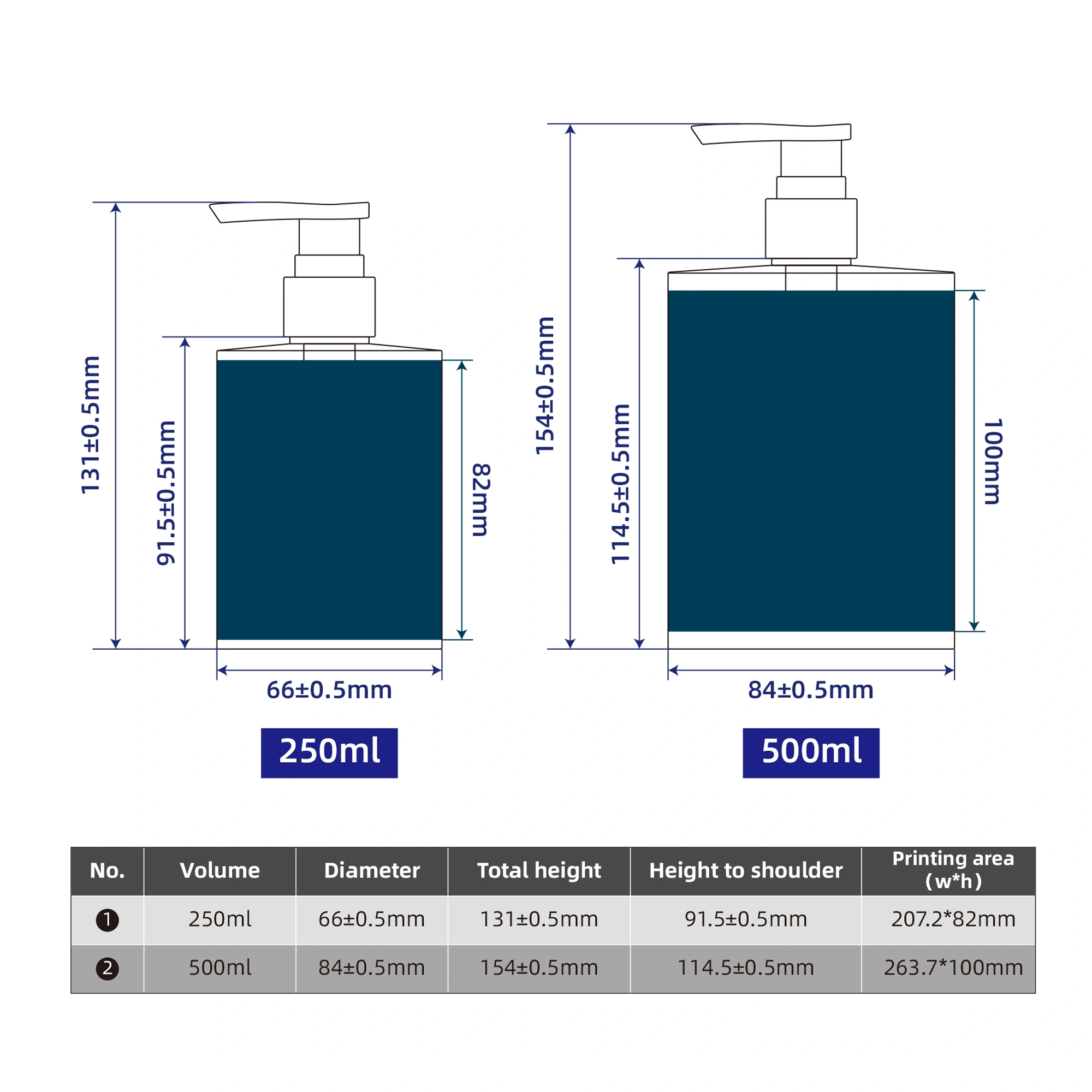 OEM custom printed plastic bottles