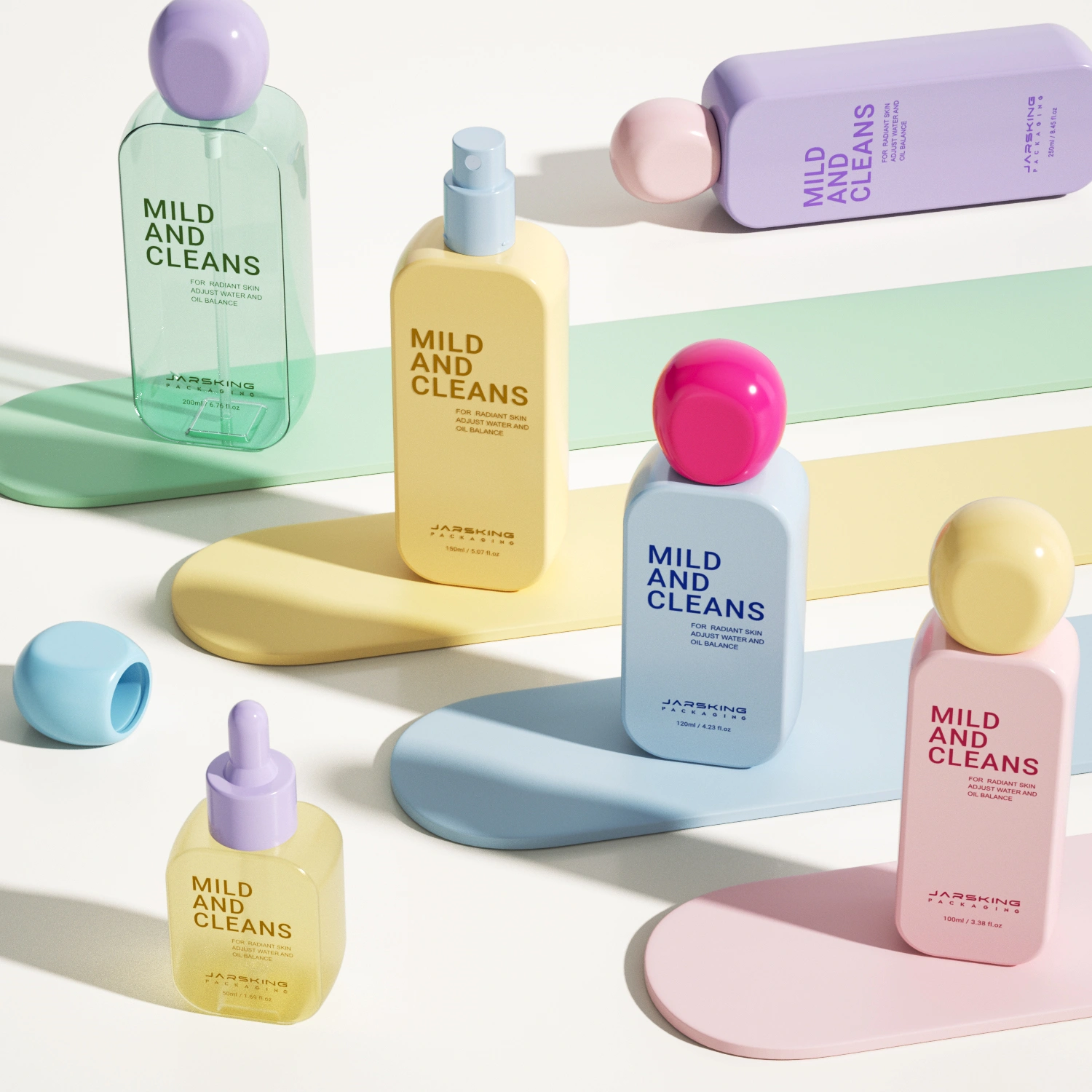 Packaging for water-oil balance products