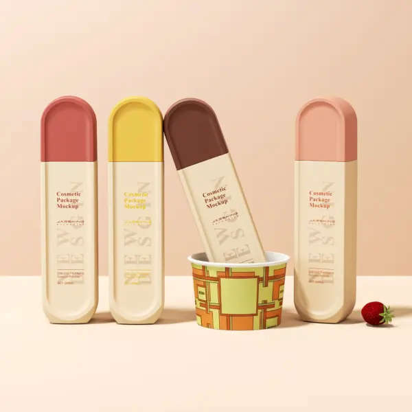 unique shape cosmetic bottles