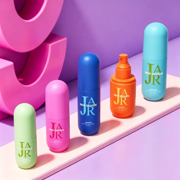 100ml lotion bottle with over-cap