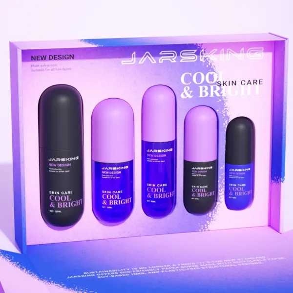 Capsule-shaped cosmetic bottles
