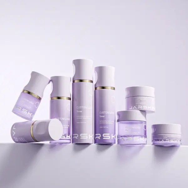 Concave cosmetic bottle design