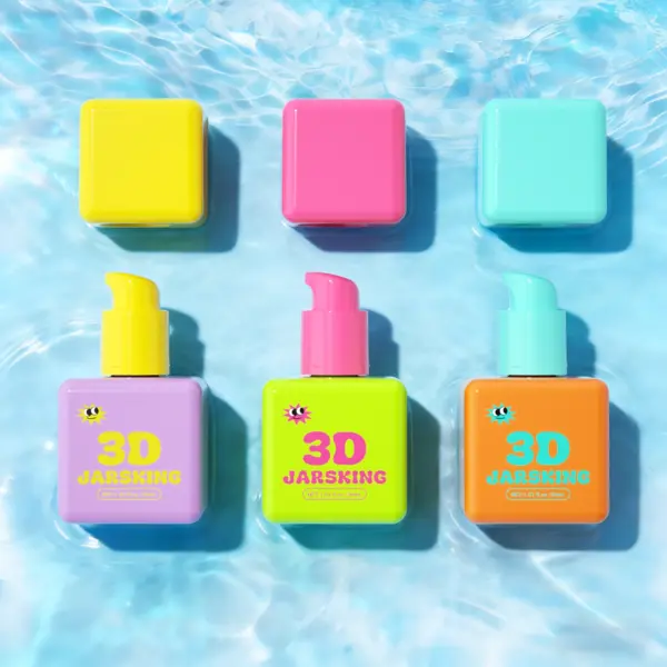 Custom color plastic pump bottle
