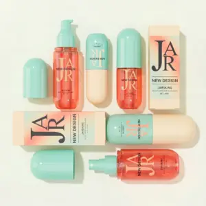 Custom color plastic pump bottles