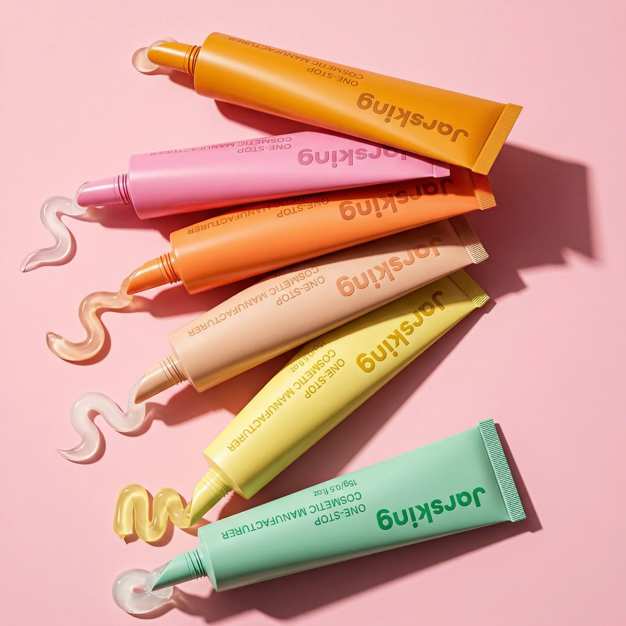 Custom Lip Balm Packaging PE Squeeze Tube packaging