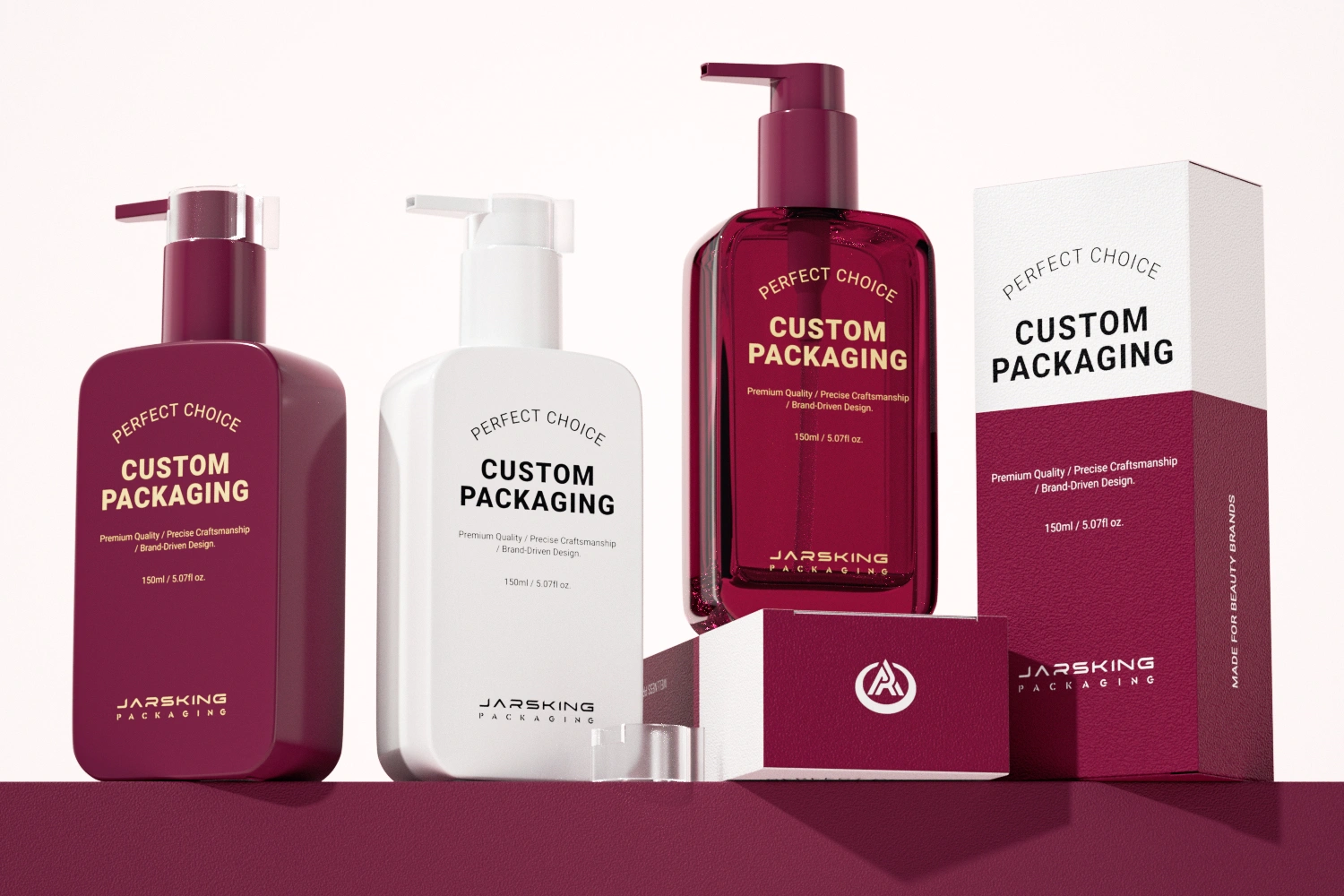 glass shampoo packaging