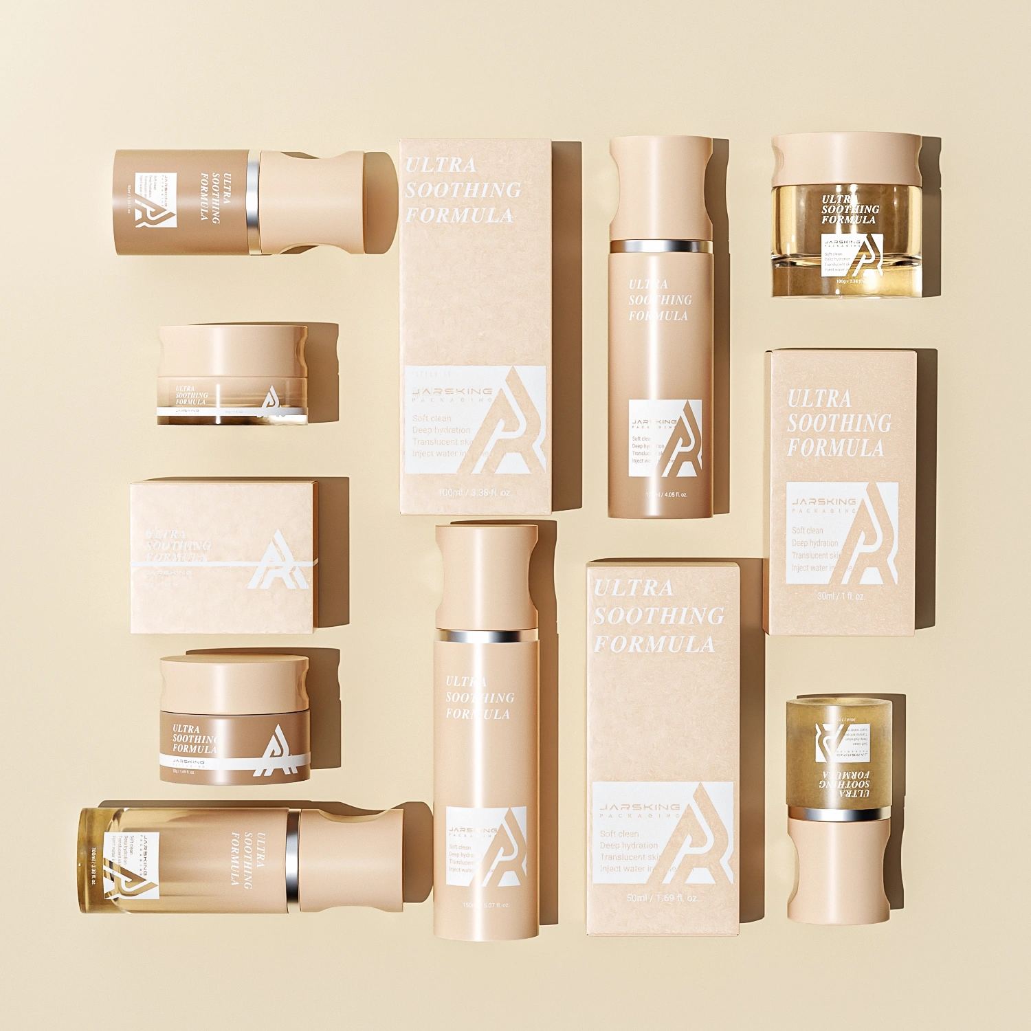 Luxury cosmetic containers